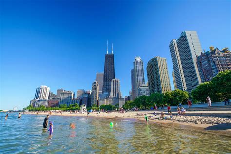 Is Chicago a man made beach?